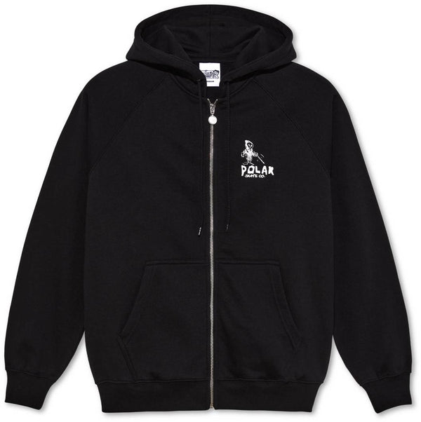 Polar Skate Co. felpa Default Zip Hoodie Reaper Black