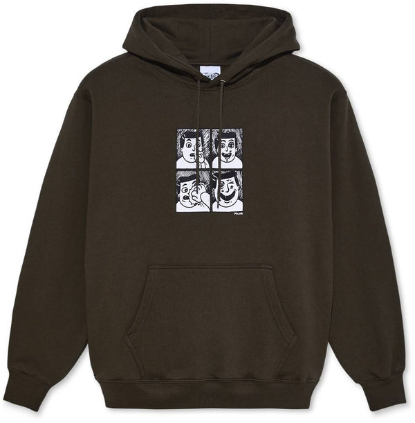 Polar Skate Co. felpa Dave Hoodie Punch Brown