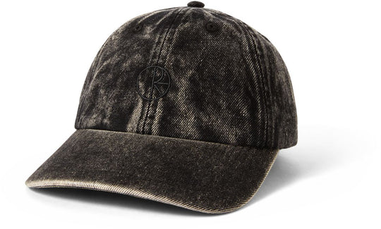  Polar Skate Co. Cappello Stroke Logo Denim Cap Dark Acid Black Uomo Nero