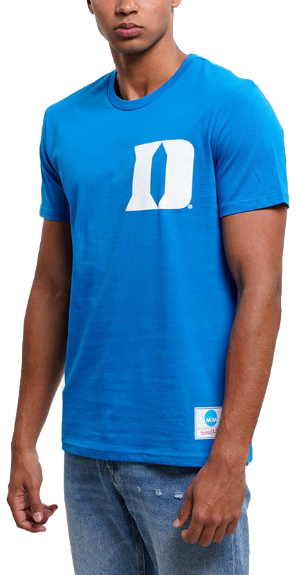 Mitchell & Ness t-shirt NCAA Large Left Chest Logo tee Duke