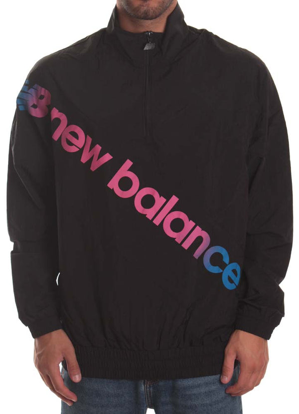 New Balance giacca Sport Style Optiks Anorak windbreaker black