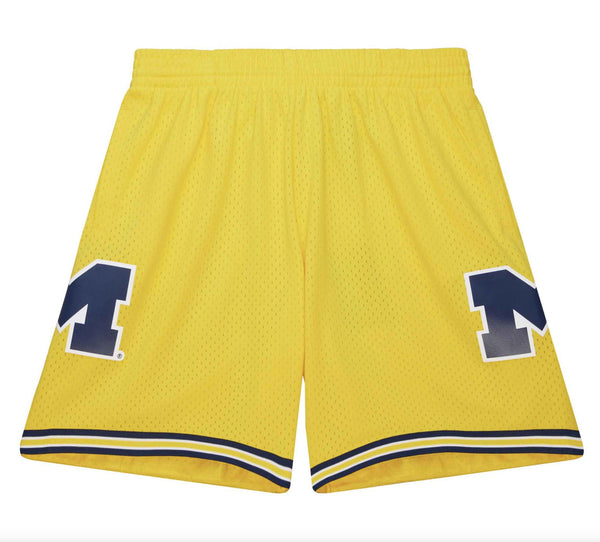 Mitchell & Ness short Ncaa Maize Michigan 1991 yellow