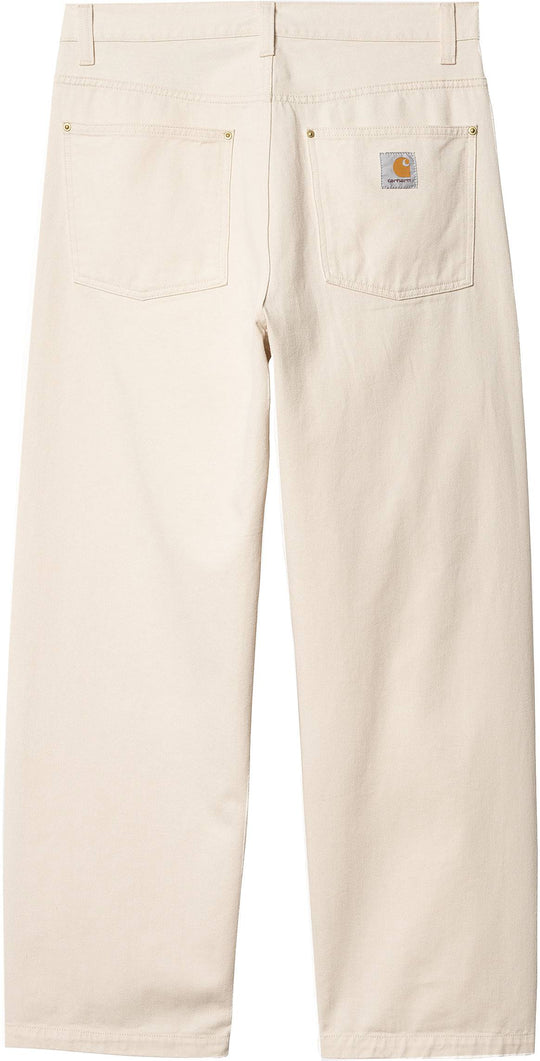  Carhartt Wip Pantaloni Derby Pant Natural Rinsed Uomo Bianco