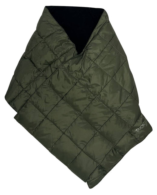  Taion Sciarpa Volume Down Scarf Olive Uomo Verde