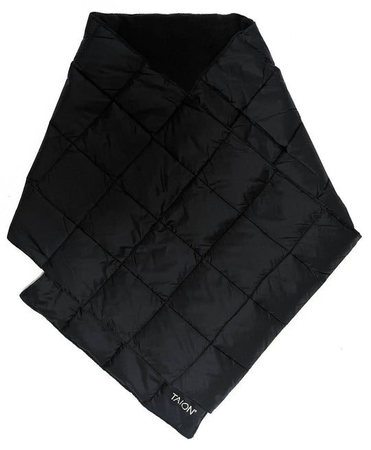  Taion Sciarpa Volume Down Scarf Black Uomo Nero