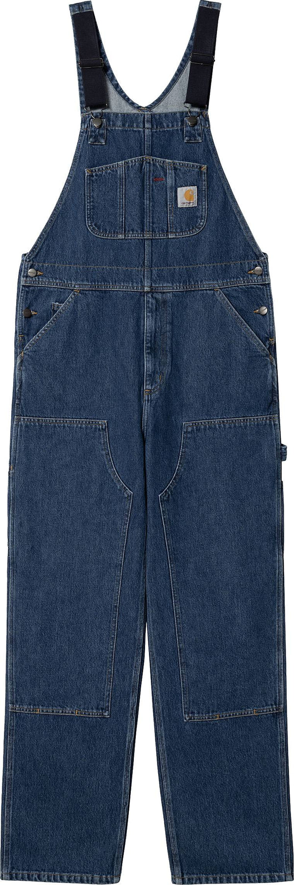 Carhartt Wip salopette Double Knee Bib Overall blue stone washed