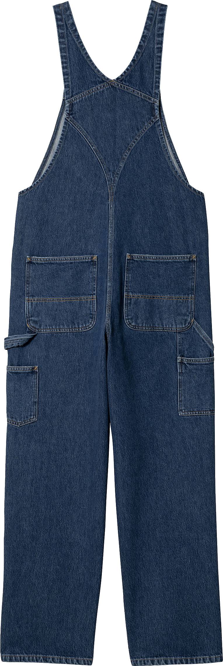 Carhartt WIP DOUBLE KNEE OVERALL SMITH - Salopette - blue rinsed