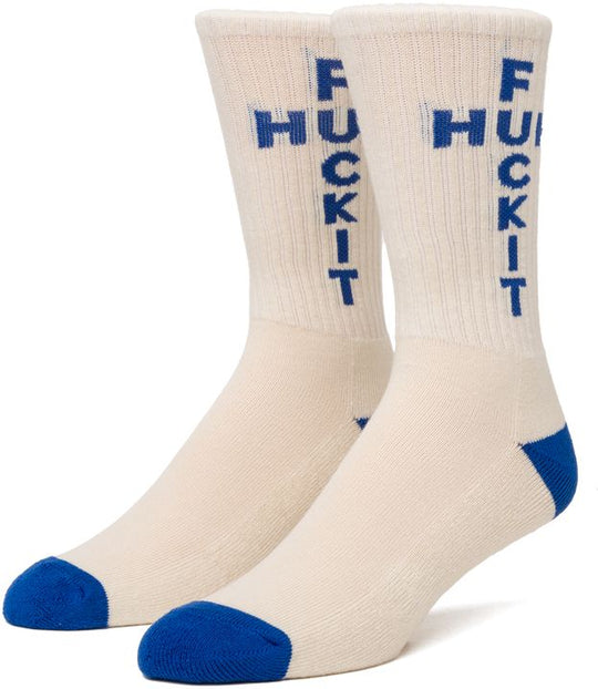  Huf Calze Strike Through Crew Socks Bone Uomo Beige