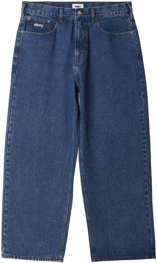 Obey jeans Bigwig Baggy Denim stonewash indigo