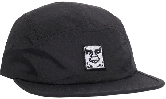  Obey Cappello Icon Patch Camp Cap Black Uomo Nero