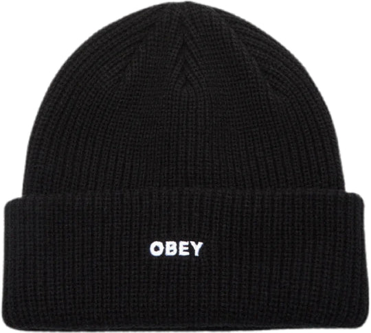  Obey Cuffia Future Beanie Black Uomo Nero