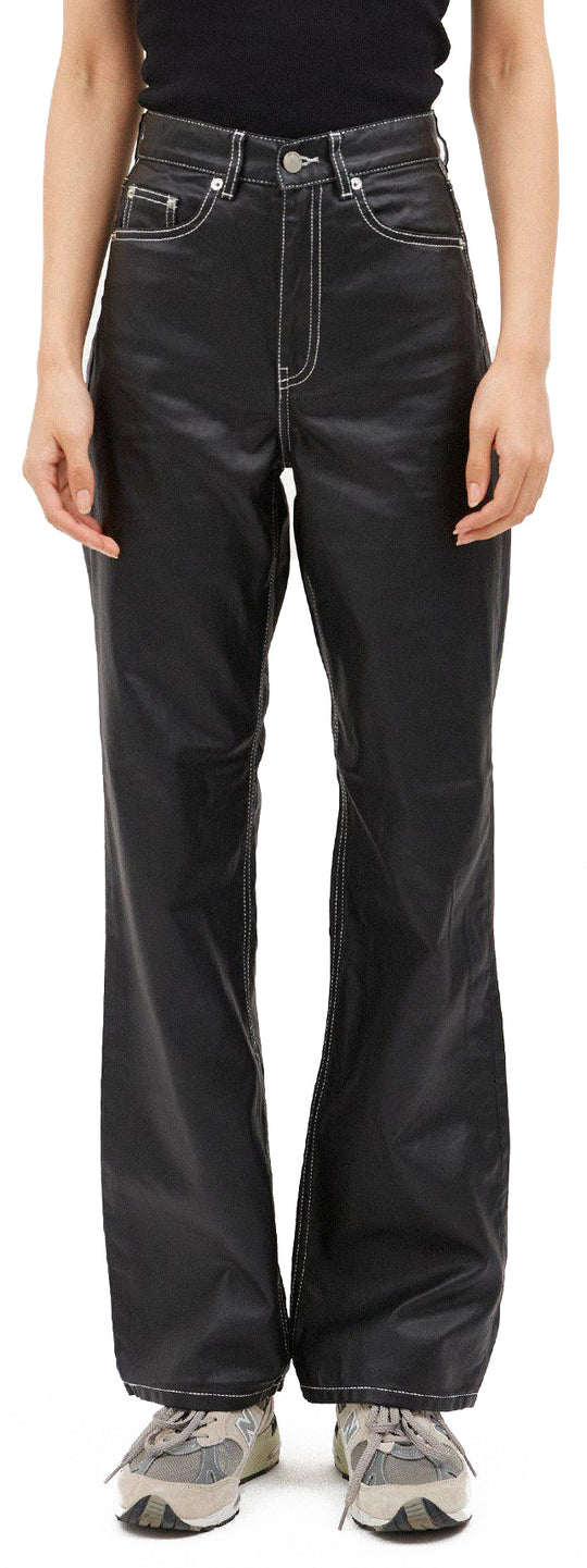  Dr Denim Pantaloni W Echo Black Coat Contrast Dr. Denim Donna Nero