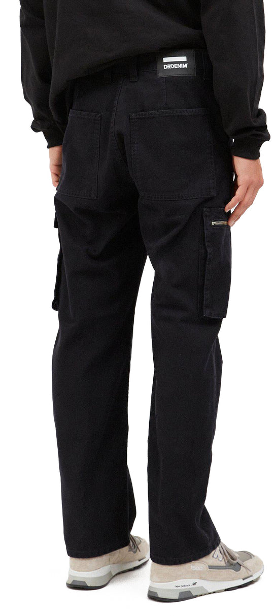  Dr Denim Pantaloni Omar Utility Dim Black Dr. Denim Uomo Nero