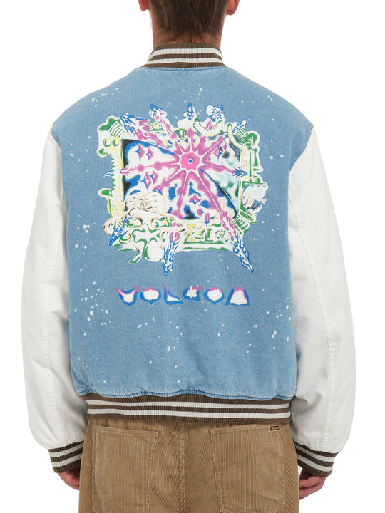  Volcom Giacca Sam Ryser Jacket Multi Uomo Blue