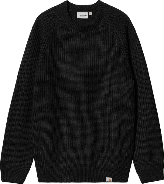  Carhartt Wip Maglione Forth Sweater Black Uomo Nero
