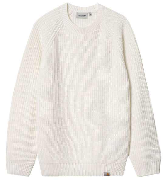  Carhartt Wip Maglione Forth Sweater Wax Uomo Bianco