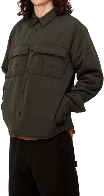  Carhartt Wip Giacca Fresno Shirt Jac Cypress Uomo Marrone