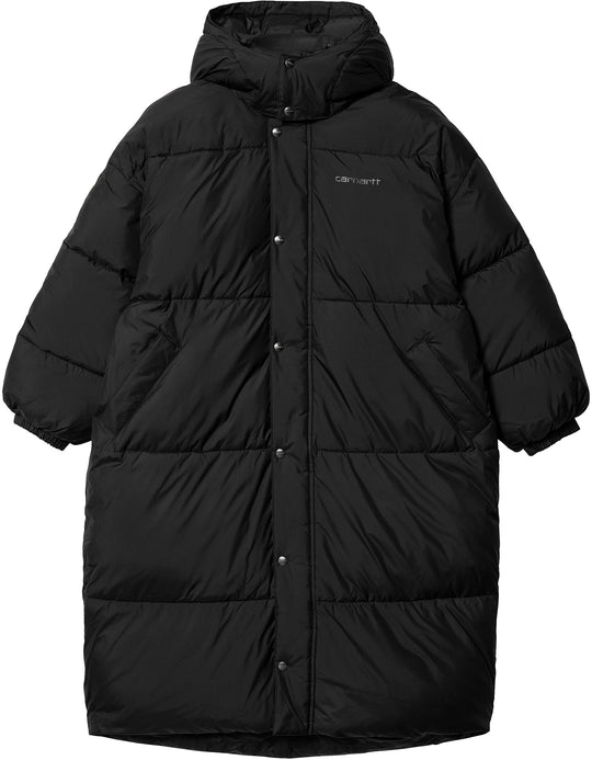  Carhartt Wip Giacca W Killington Parka Black Blacksmith Donna Nero
