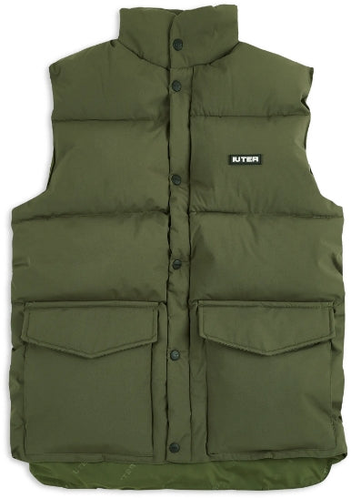  Iuter Giacca Iuter Puff Vest Army Uomo Verde