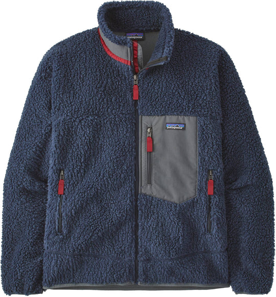  Patagonia Giacca M's Classic Retro-x Jacket New Navy Wax Red Uomo Blue