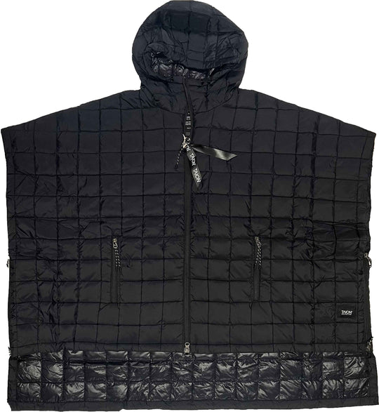  Taion Giacca Mountain Open Front Poncho Black Uomo Nero