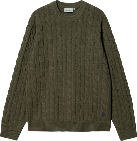  Carhartt Wip Maglione Cambell Sweater Plant Uomo Verde