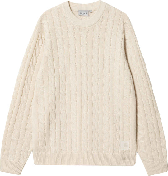  Carhartt Wip Maglione Cambell Sweater Salt Uomo Beige