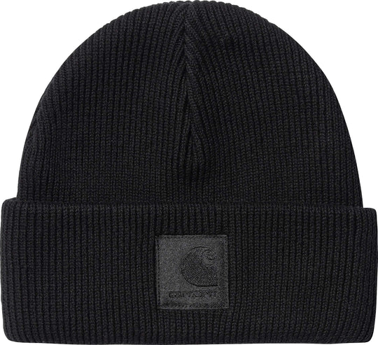  Carhartt Wip Cuffia Milo Beanie Black Uomo Nero