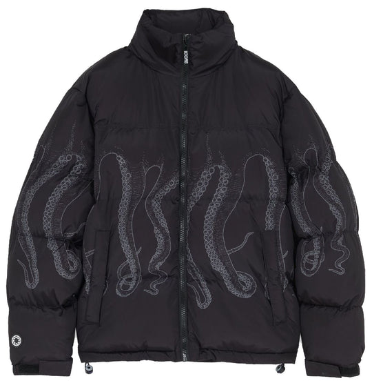  Octopus Giacca Outline Puff Jacket Black Uomo Nero