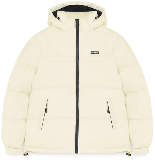  Iuter Giacca Puff Jacket Cream Uomo Beige