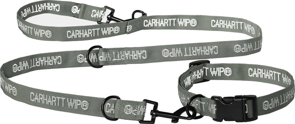 Carhartt Wip collare e guinzaglio Tour Dog Leash & Collar smoke green reflective
