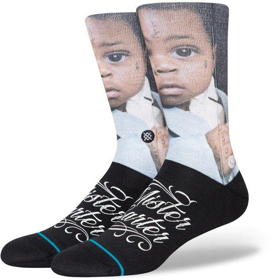  Stance Calze Mister Carter Socks Black Uomo Nero
