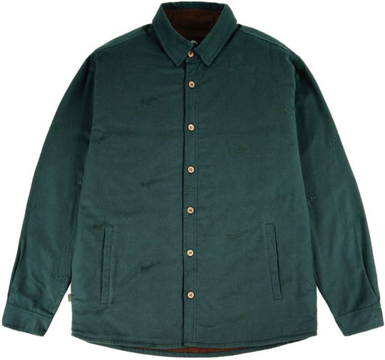 Magenta Skateboards Camicia Scribe Overshirt Khaki Uomo Verde
