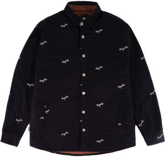  Magenta Skateboards Camicia Scribe Overshirt Black Uomo Nero