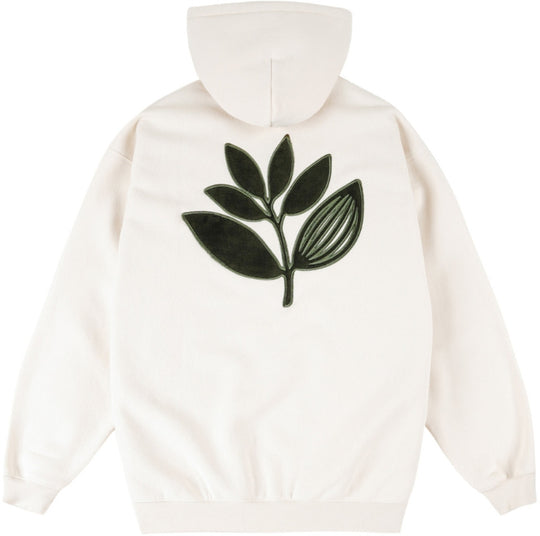  Magenta Skateboards Felpa Cord Plant Hoodie Natural Uomo Bianco