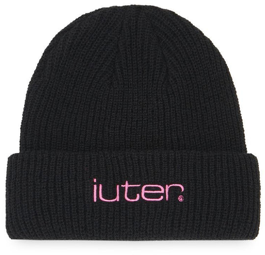  Iuter Cuffia Grid Beanie Black Uomo Nero
