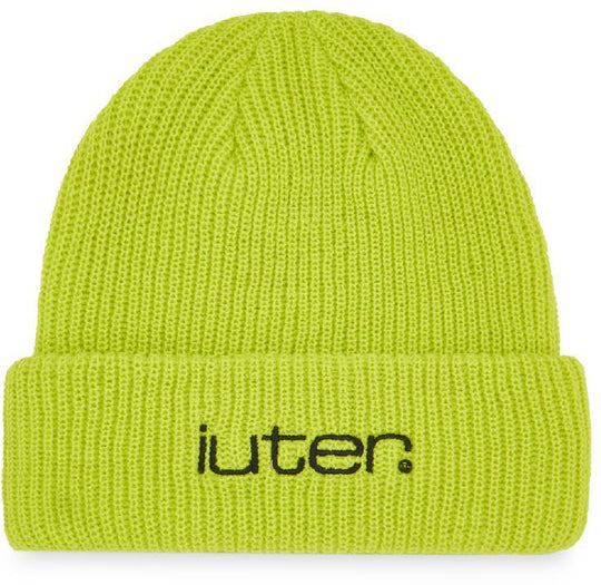  Iuter Cuffia Grid Beanie Lime Uomo Verde