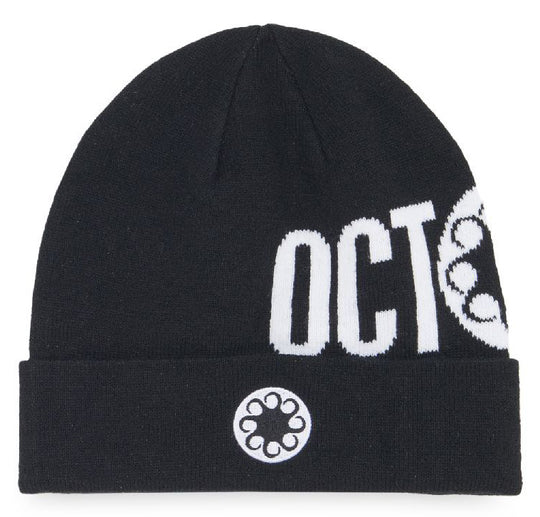  Octopus Cuffia Logo Beanie Black Uomo Nero