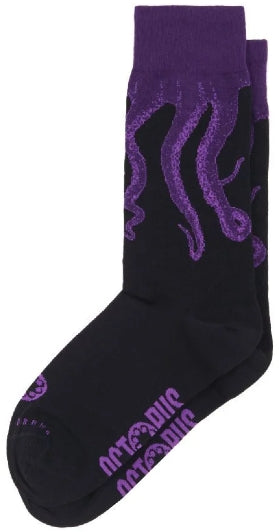  Octopus Calze Original Socks Black Violet Uomo Nero