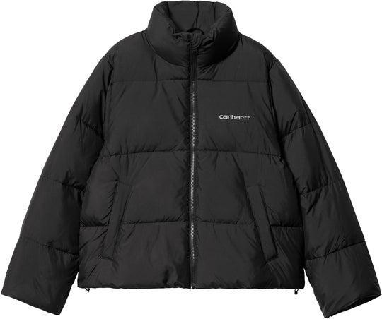  Carhartt Wip Giacca W Springfield Jacket Black Blacksmith Donna Nero