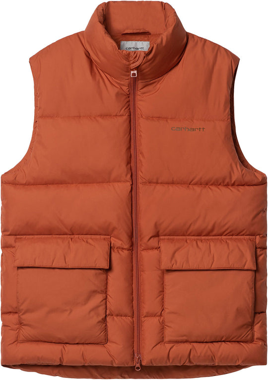  Carhartt Wip Giacca Springfield Vest Brick Beaver Uomo Arancione