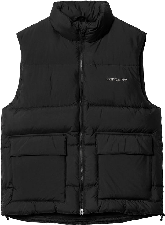  Carhartt Wip Giacca Springfield Vest Black Blacksmith Uomo Nero