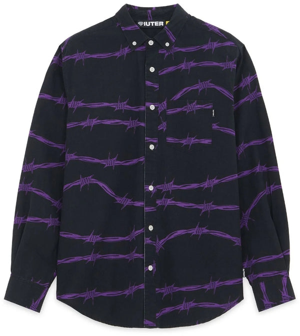 Iuter camicia Barbwire Shirt black