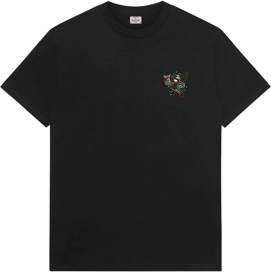  Pass Port T-shirt Karaoke Tee Black Pass-port Uomo Nero