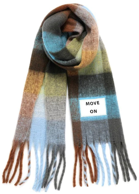  Verb To Do Sciarpa Move On Color Blocks Scarf Uomo Multicolore