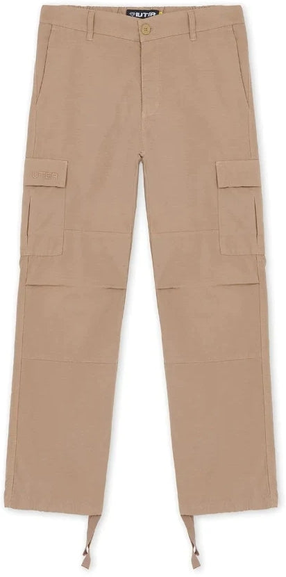  Iuter Pantalone Cargo Canvas Earth Uomo Marrone
