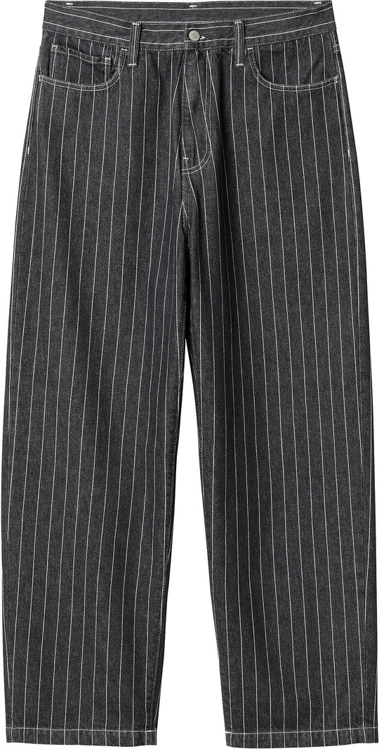  Carhartt Wip Pantalone Orlean Pant Orlean Stripe Black Uomo Nero