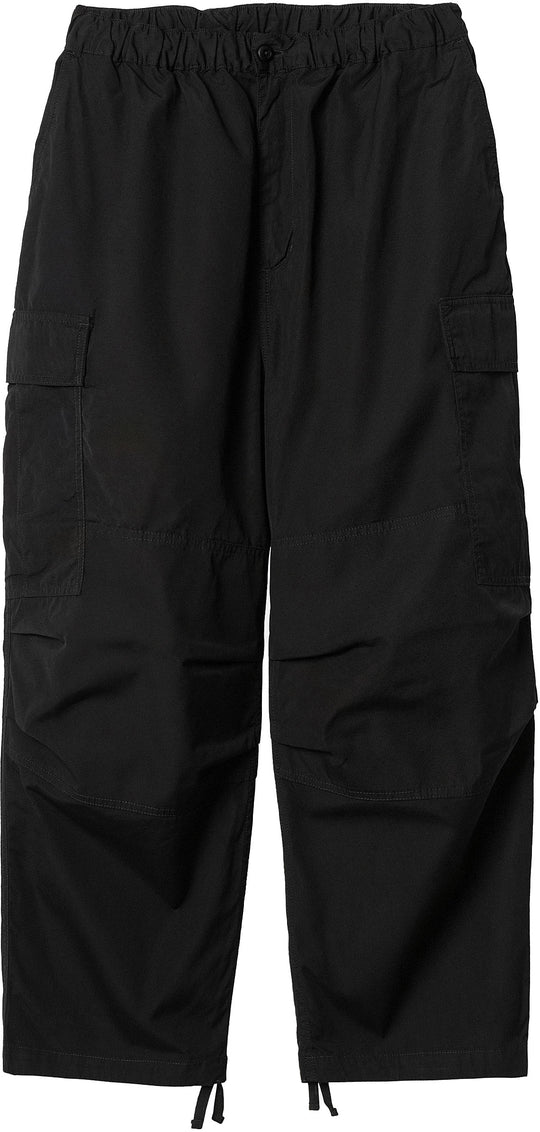 Carhartt Wip Pantalone Jet Cargo Pant Black Rinsed Uomo Nero