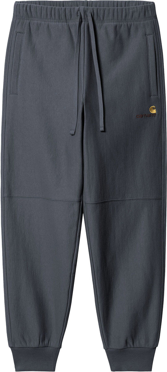  Carhartt Wip Pantaloni American Script Jogging Pant Zeus Uomo Grigio