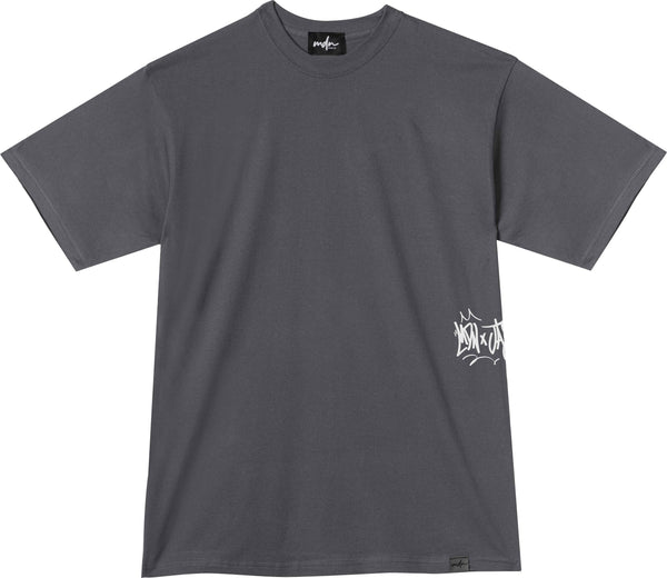 MDN x JASSART t-shirt Tag Tee grey white